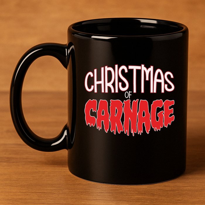 Jess Jeckel Christmas Of Carnage 11oz C Handle Ceramic Mug