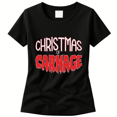 Jess Jeckel Christmas Of Carnage Womens T-Shirt