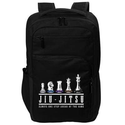 Jiu Jitsu Chess Black Belt Mma Mixed Martial Arts Gift Impact Tech Backpack