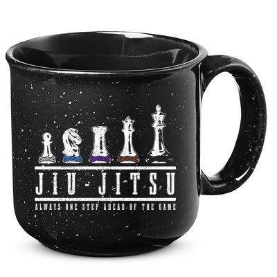 Jiu Jitsu Chess Black Belt Mma Mixed Martial Arts Gift 15oz Campfire Ceramic Mug