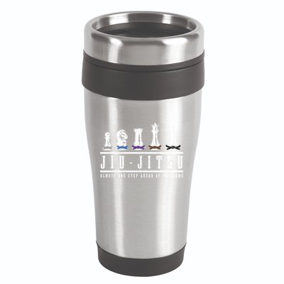 Jiu Jitsu Chess Black Belt Mma Mixed Martial Arts Gift 16oz Travel Tumbler