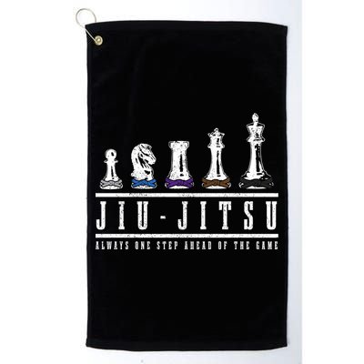 Jiu Jitsu Chess Black Belt Mma Mixed Martial Arts Gift Golf Towel