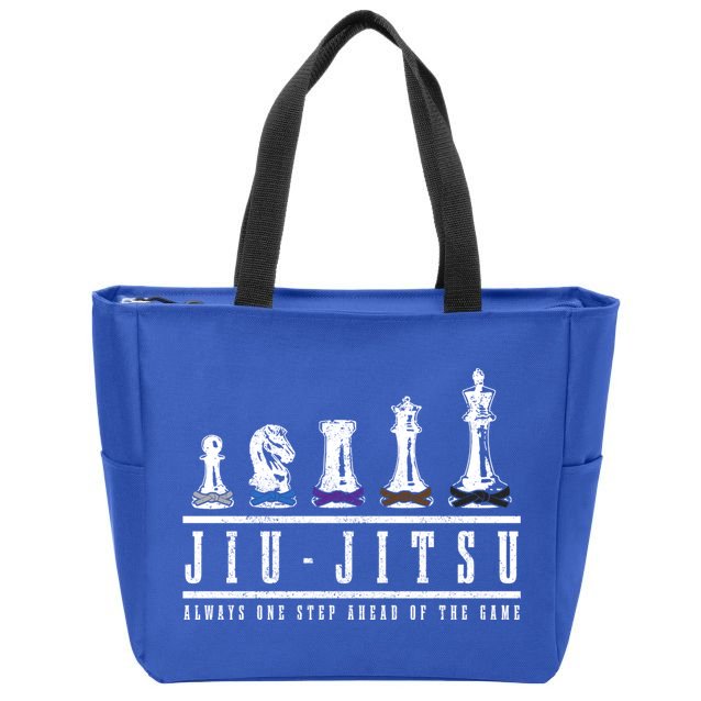 Jiu Jitsu Chess Black Belt Mma Mixed Martial Arts Gift Zip Tote Bag