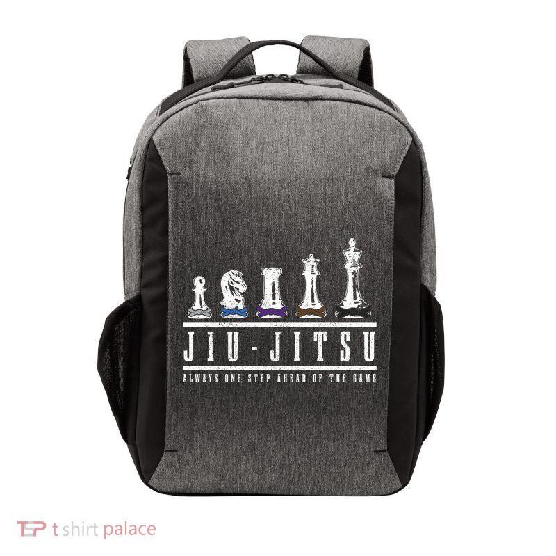 Jiu Jitsu Chess Black Belt Mma Mixed Martial Arts Gift Vector Backpack