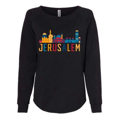 Jerusalem Jewish Country Israelite Israel Womens California Wash Sweatshirt