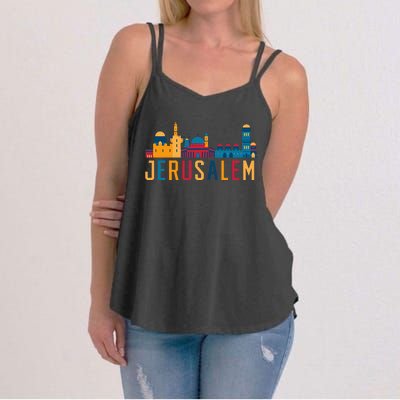 Jerusalem Jewish Country Israelite Israel Women's Strappy Tank