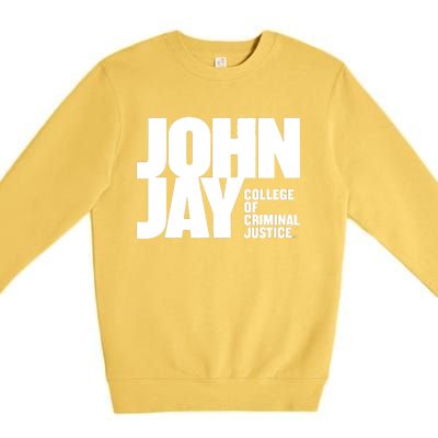 John Jay College Of Criminal Justice Bloodhounds Large Premium Crewneck Sweatshirt