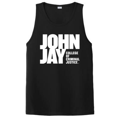 John Jay College Of Criminal Justice Bloodhounds Large PosiCharge Competitor Tank