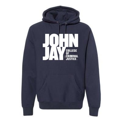 John Jay College Of Criminal Justice Bloodhounds Large Premium Hoodie