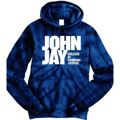 John Jay College Of Criminal Justice Bloodhounds Large Tie Dye Hoodie