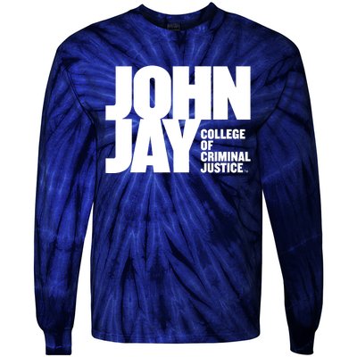 John Jay College Of Criminal Justice Bloodhounds Large Tie-Dye Long Sleeve Shirt