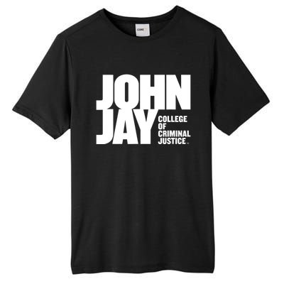 John Jay College Of Criminal Justice Bloodhounds Large Tall Fusion ChromaSoft Performance T-Shirt