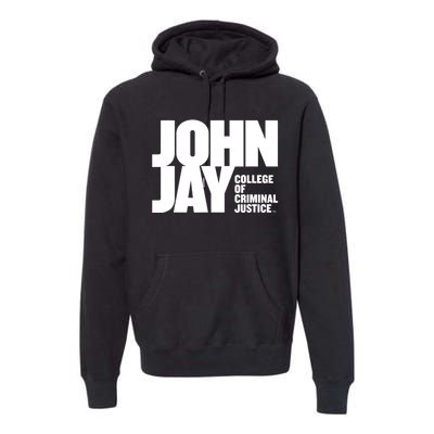 John Jay College Of Criminal Justice Bloodhounds Large Premium Hoodie