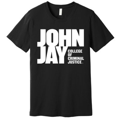 John Jay College Of Criminal Justice Bloodhounds Large Premium T-Shirt