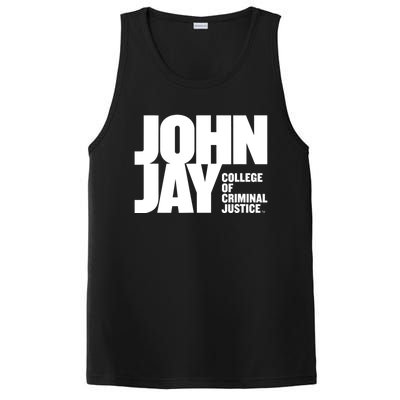 John Jay College Of Criminal Justice Bloodhounds Large PosiCharge Competitor Tank