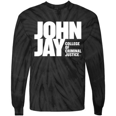 John Jay College Of Criminal Justice Bloodhounds Large Tie-Dye Long Sleeve Shirt