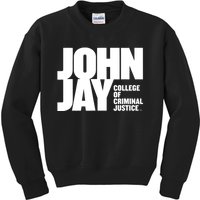 John Jay College Of Criminal Justice Bloodhounds Large Kids Sweatshirt