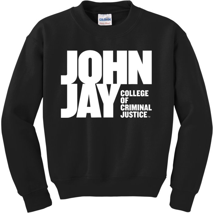 John Jay College Of Criminal Justice Bloodhounds Large Kids Sweatshirt