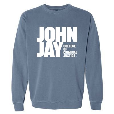 John Jay College Of Criminal Justice Bloodhounds Large Garment-Dyed Sweatshirt