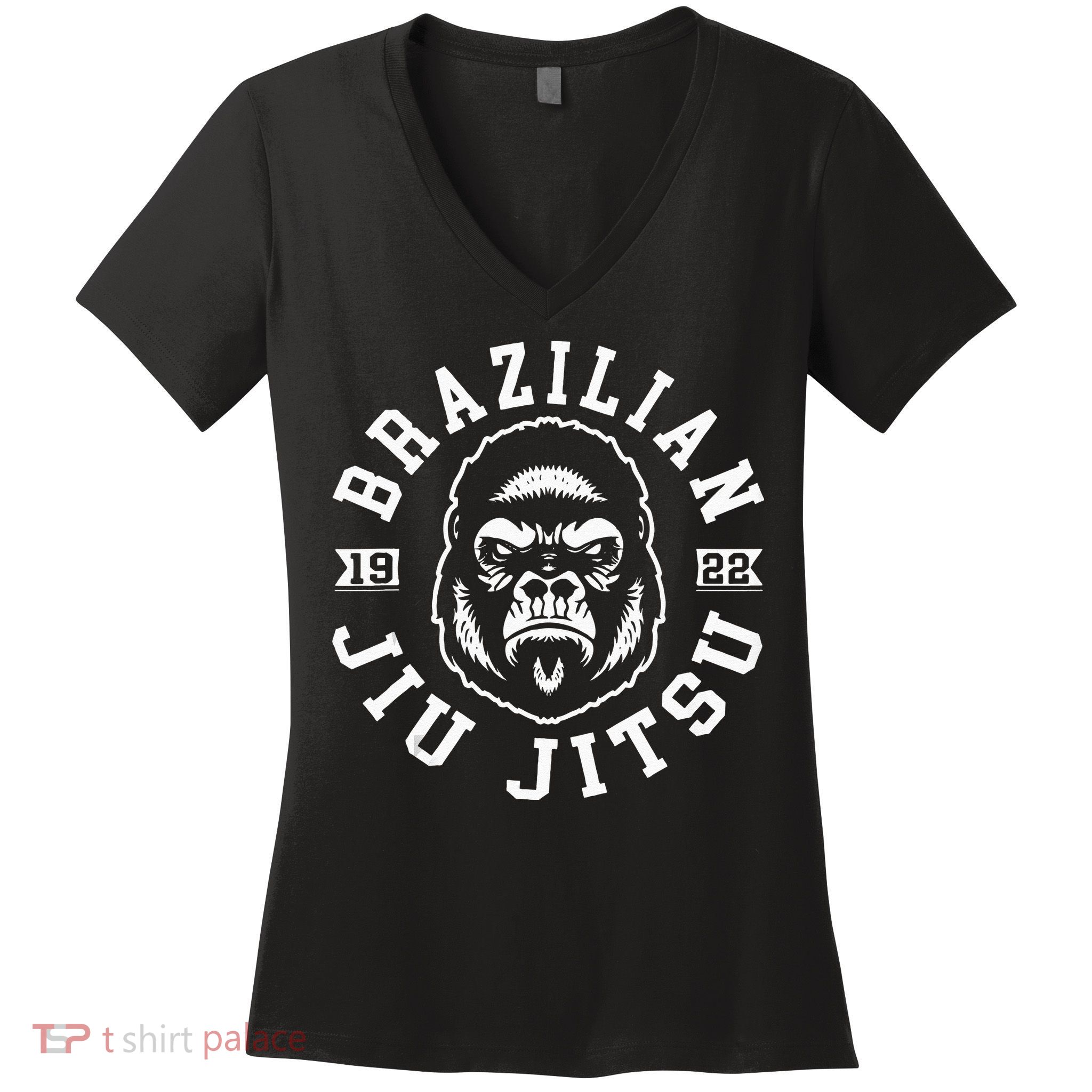 Jiu Jitsu Clothing & MMA Apparel Brazilian Jiu Jitsu Women's V-Neck T-Shirt