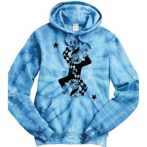 Joker Jester Clown Card Poker Playing Wild Card Gift Tie Dye Hoodie