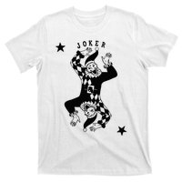 Joker Jester Clown Card Poker Playing Wild Card Gift T-Shirt