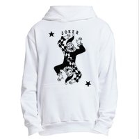 Joker Jester Clown Card Poker Playing Wild Card Gift Urban Pullover Hoodie