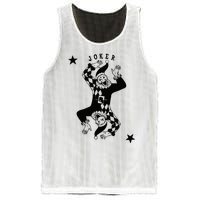 Joker Jester Clown Card Poker Playing Wild Card Gift Mesh Reversible Basketball Jersey Tank