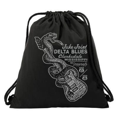 Juke Joint Delta Blues Music Drawstring Bag