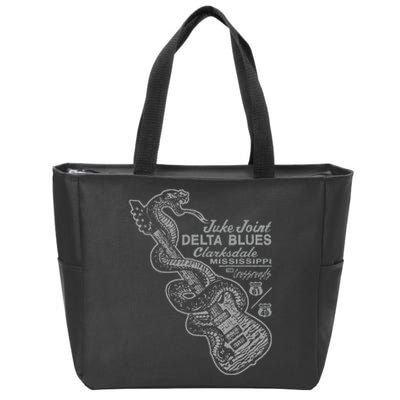 Juke Joint Delta Blues Music Zip Tote Bag