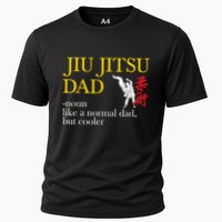 Jiu Jitsu Dad Noun Like A Normal Dad But Cooler Bbj Mma Cooling Performance Crew T-Shirt