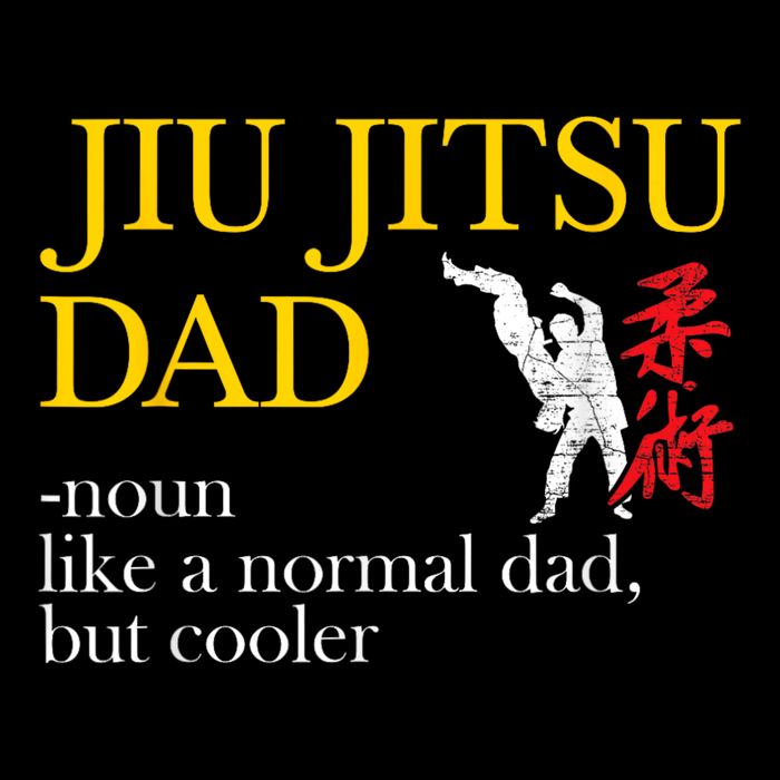 Jiu Jitsu Dad Noun Like A Normal Dad But Cooler Bbj Mma Cooling Performance Crew T-Shirt