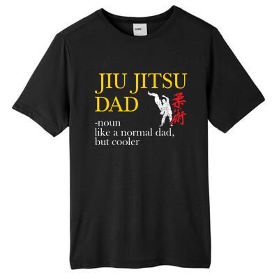 Jiu Jitsu Dad Noun Like A Normal Dad But Cooler Bbj Mma Tall Fusion ChromaSoft Performance T-Shirt