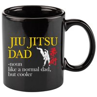 Jiu Jitsu Dad Noun Like A Normal Dad But Cooler Bbj Mma 11oz C Handle Ceramic Mug