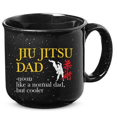 Jiu Jitsu Dad Noun Like A Normal Dad But Cooler Bbj Mma 15oz Campfire Ceramic Mug