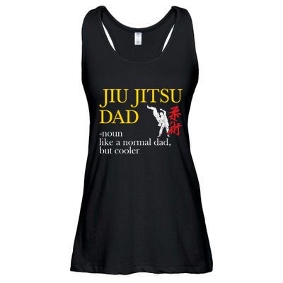 Jiu Jitsu Dad Noun Like A Normal Dad But Cooler Bbj Mma Ladies Essential Flowy Tank