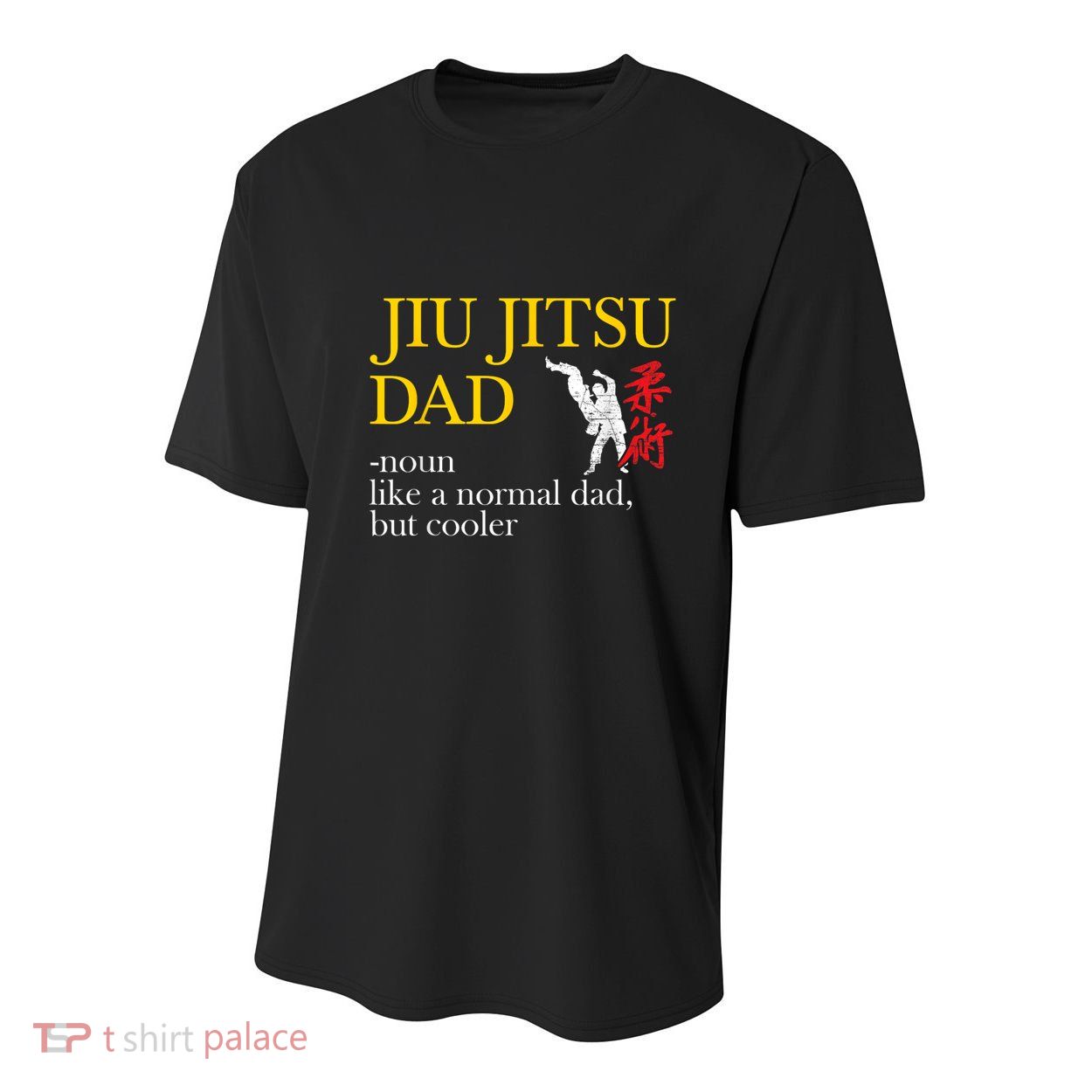 Jiu Jitsu Dad Noun Like A Normal Dad But Cooler Bbj Mma Youth Performance Sprint T-Shirt