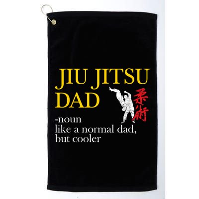Jiu Jitsu Dad Noun Like A Normal Dad But Cooler Bbj Mma Golf Towel