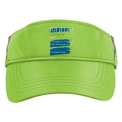 Jiu Jitsu Definition Brazilian Bjj Mixed Martial Arts Cool Gift Adult Drive Performance Visor