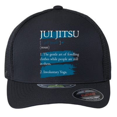 Jiu Jitsu Definition Brazilian Bjj Mixed Martial Arts Cool Gift Flexfit Unipanel Trucker Cap