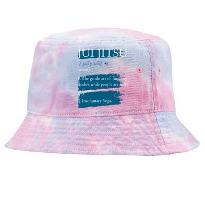 Jiu Jitsu Definition Brazilian Bjj Mixed Martial Arts Cool Gift Tie-Dyed Bucket Hat