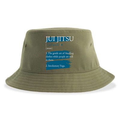 Jiu Jitsu Definition Brazilian Bjj Mixed Martial Arts Cool Gift Sustainable Bucket Hat