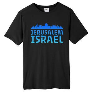 Jewish Jerusalem Design I Love Israel Tall Fusion ChromaSoft Performance T-Shirt