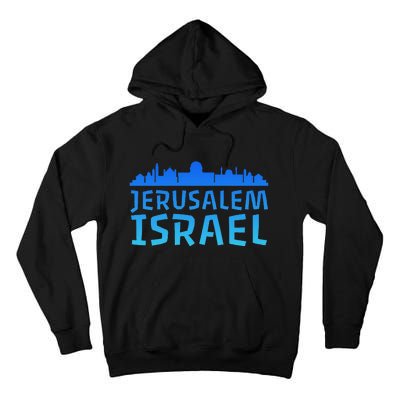 Jewish Jerusalem Design I Love Israel Tall Hoodie