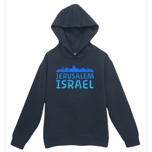 Jewish Jerusalem Design I Love Israel Urban Pullover Hoodie