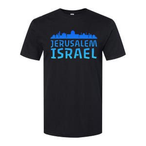 Jewish Jerusalem Design I Love Israel Softstyle CVC T-Shirt