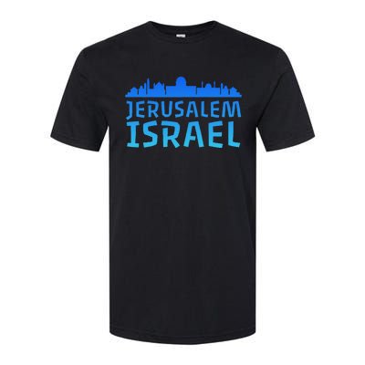 Jewish Jerusalem Design I Love Israel Softstyle® CVC T-Shirt