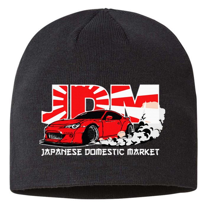 Jdm Japanese Domestic Market Racing Car Sustainable Beanie