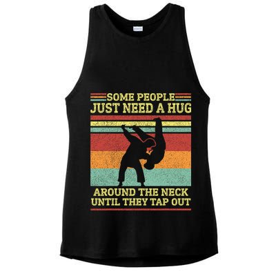 Jiu Jitsu Dad Like A Normal Dad But Cooler BBJ Jiu Jitsu Ladies PosiCharge Tri-Blend Wicking Tank