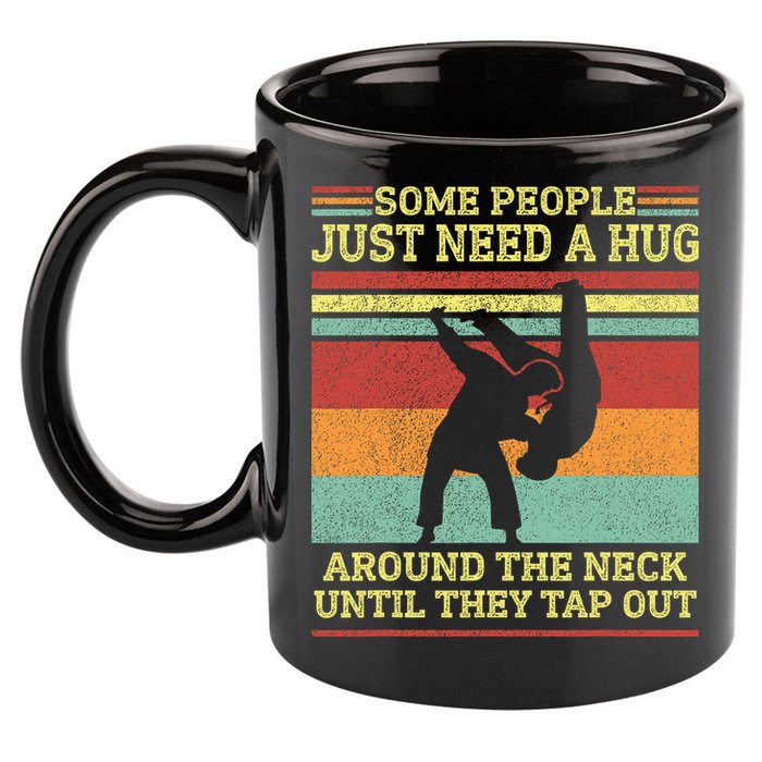 Jiu Jitsu Dad Like A Normal Dad But Cooler BBJ Jiu Jitsu 11oz C Handle Ceramic Mug